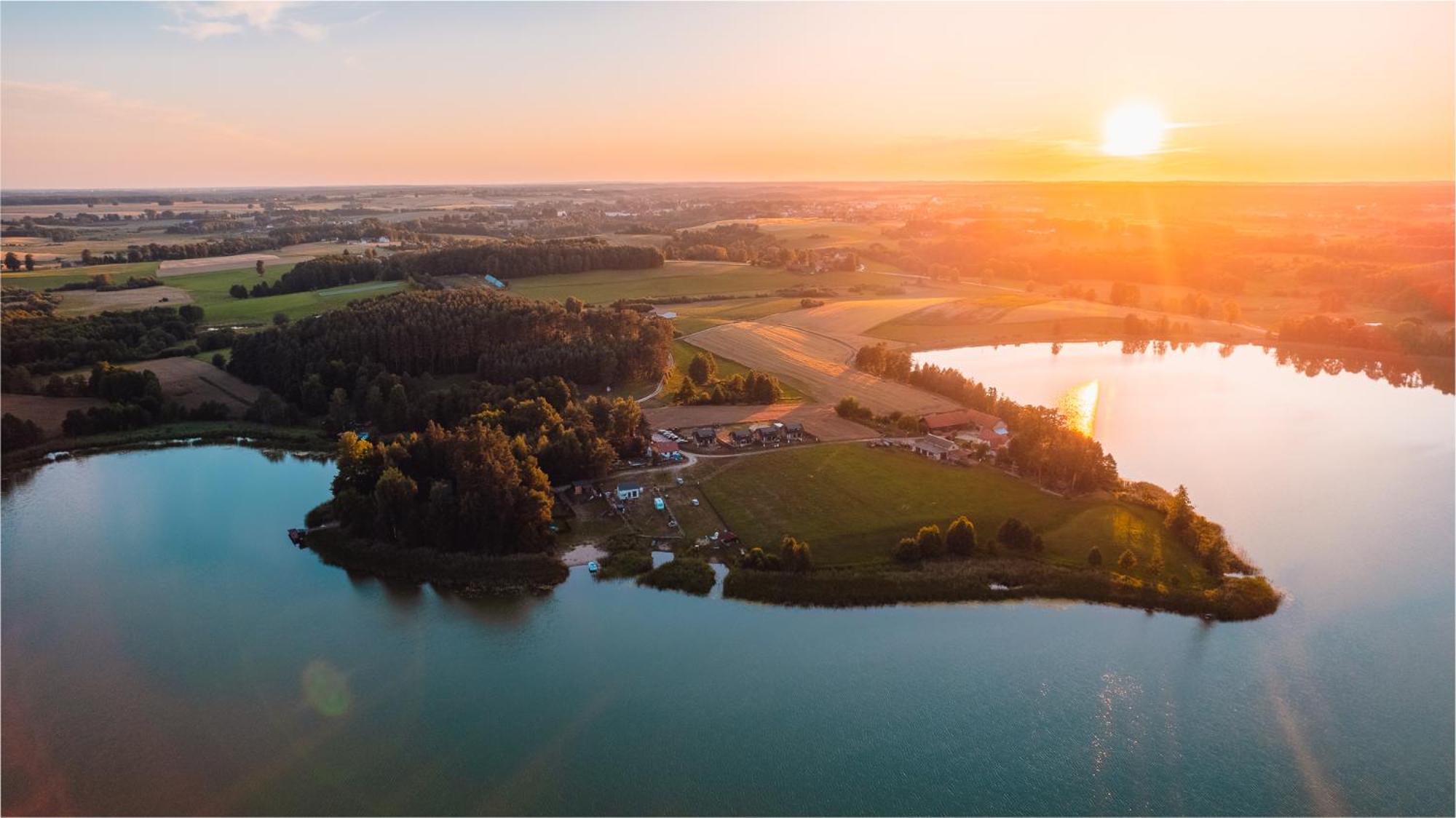 Domki Nad Jeziorem - Zalesie 7D Zalesie (Olsztyn) Екстер'єр фото