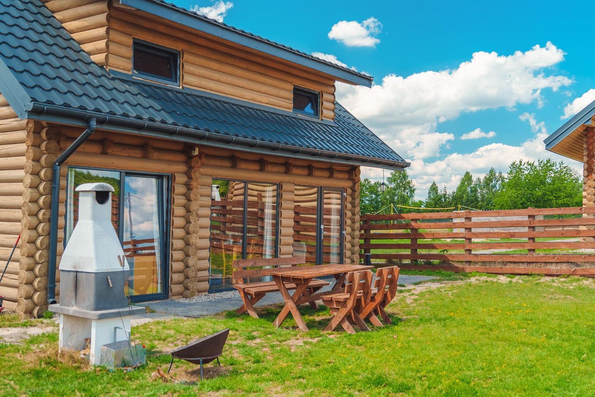 Domki Nad Jeziorem - Zalesie 7D Zalesie (Olsztyn) Екстер'єр фото